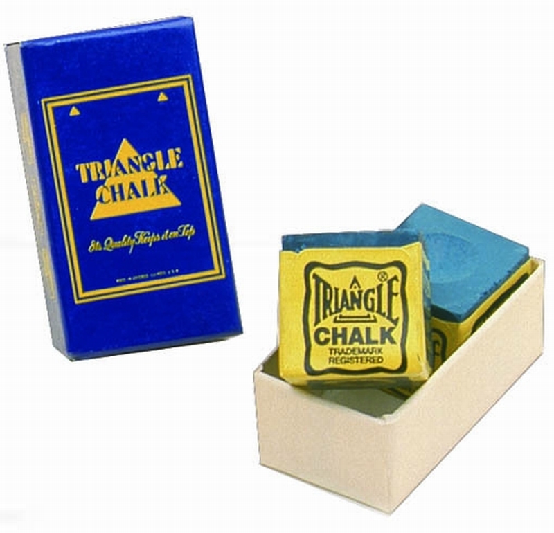Biljartkrijt Triangle (doosje met 2 stuks)
