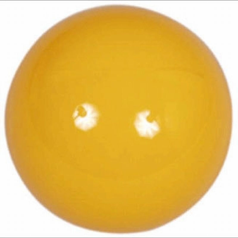 Biljartbal los 61, 5 mm, kleur geel