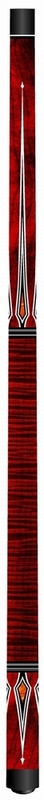 Biljartkeu Artemis Mister 100 curly maple rood
