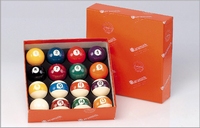 Poolballen Aramith Continental diverse afmetingen