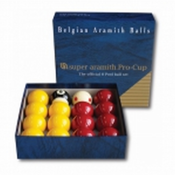 Poolballen Super Aramith ProCup 8 Pool 50,8 mm