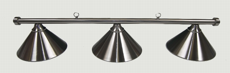 Stang lamp 3x metalen kap