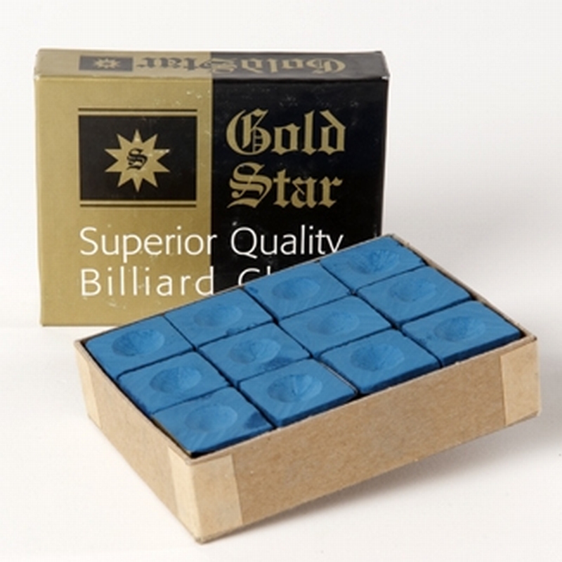 Biljartkrijt Goldstar (doosje 12 stuks)