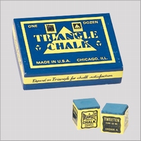 Biljartkrijt Triangle (doosje met 12 stuks)