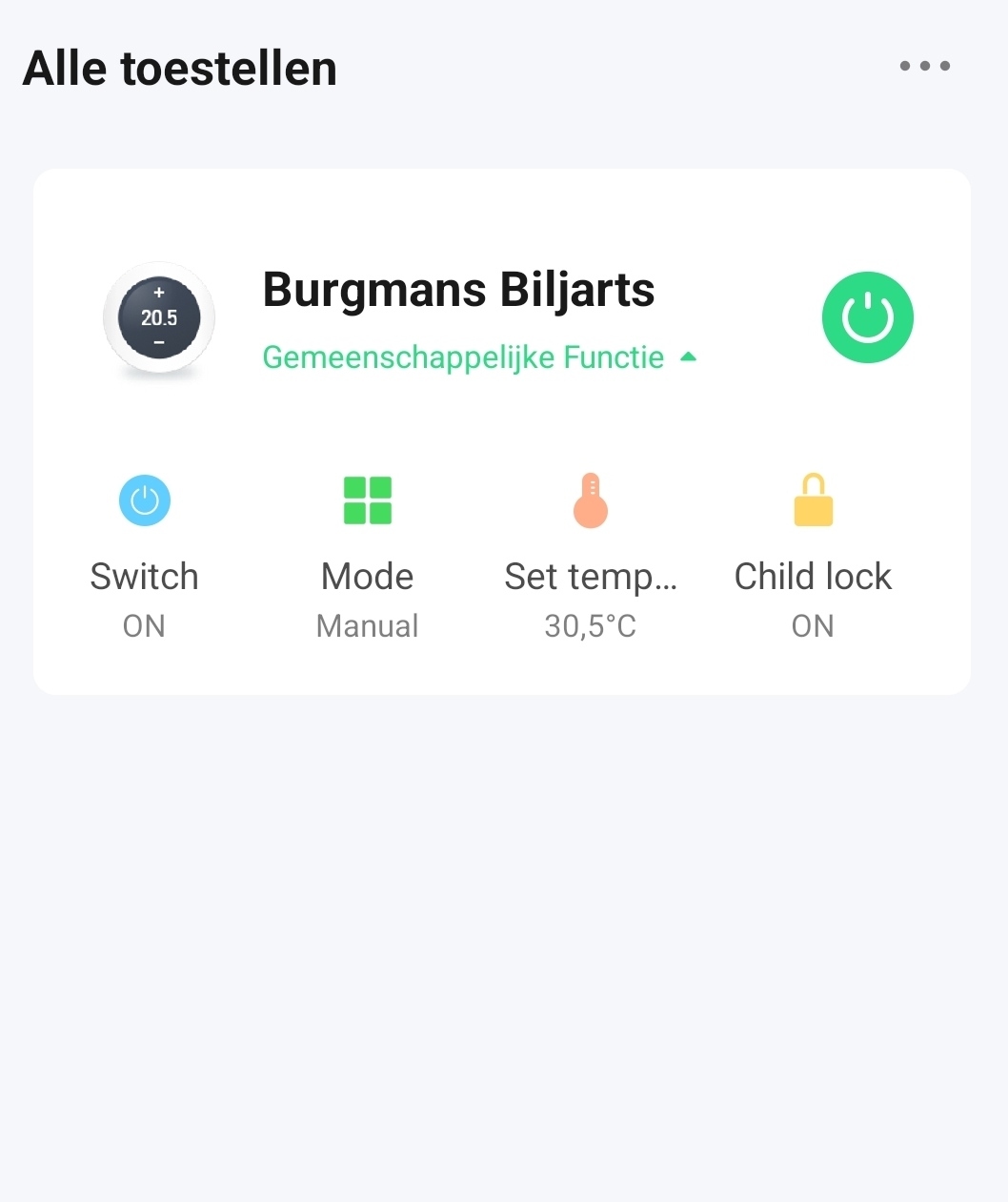 Thermostaat BB 801 WIFI